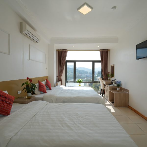Phòng Hạng sang – 1 giường đôi, 1 giường đơn